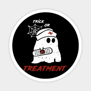 Trick Or Treatment Nurse Halloween Costume Magnet